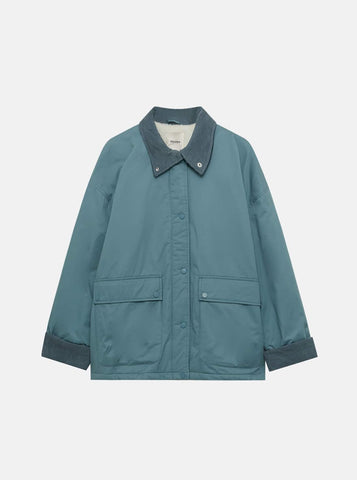 Navy Blue Puffer Jacket