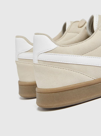 Contrast Retro Rrainers Shoes