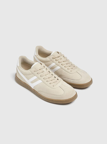 Contrast Retro Rrainers Shoes